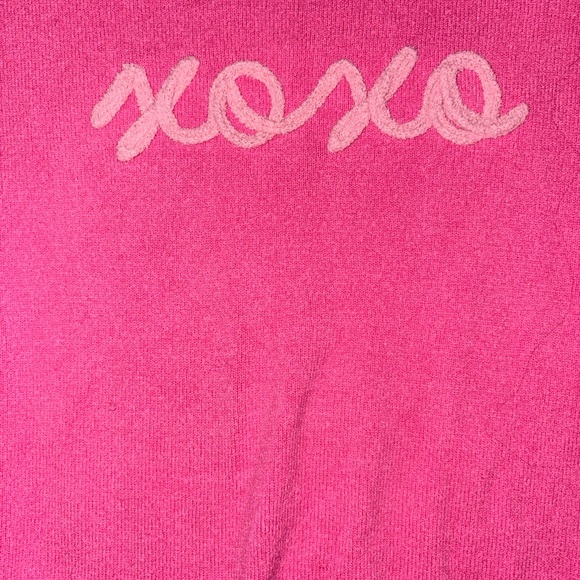 Terra & Sky Vibrant Pink Crew Neck Sweater - Picture 3 of 4